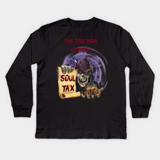 The Tax Man Cometh Kids Long Sleeve T-Shirt